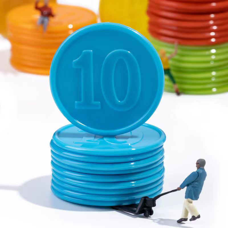 Board Game Zenith - 40 peças de fichas de pôquer