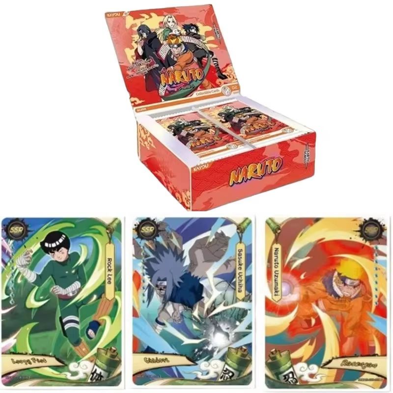 Board Game Naruto - Cartas Genuínas KAYOU em Inglês, Cartas