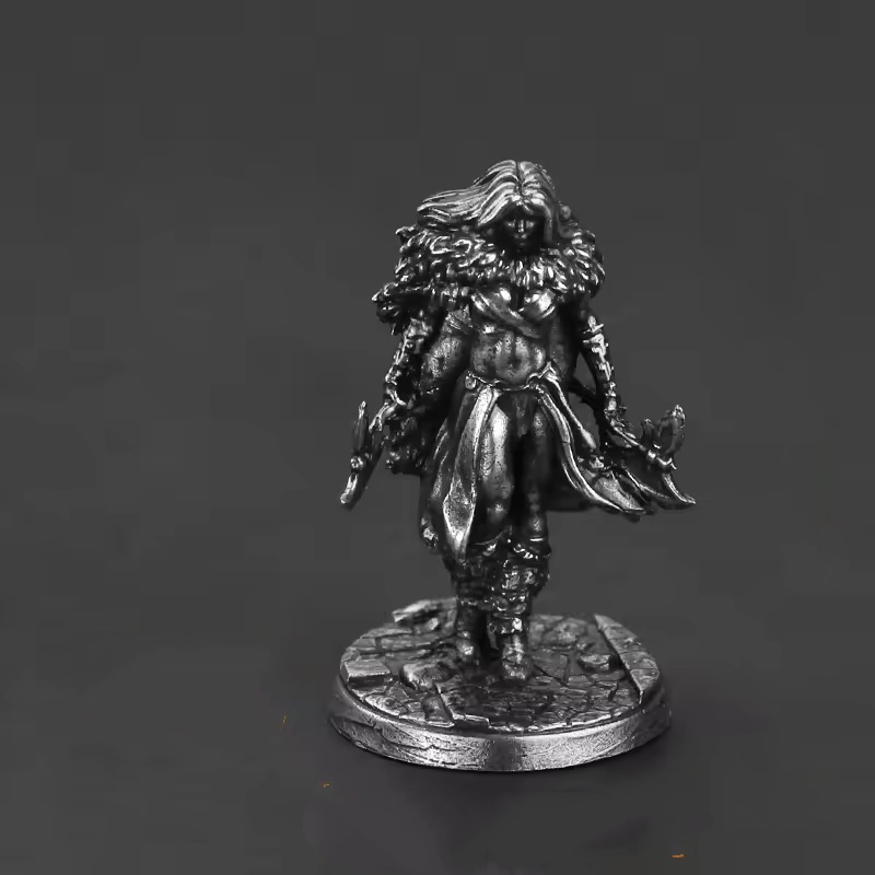 Board Game Vikings - Miniatura de Guerreiro Viking em Latão