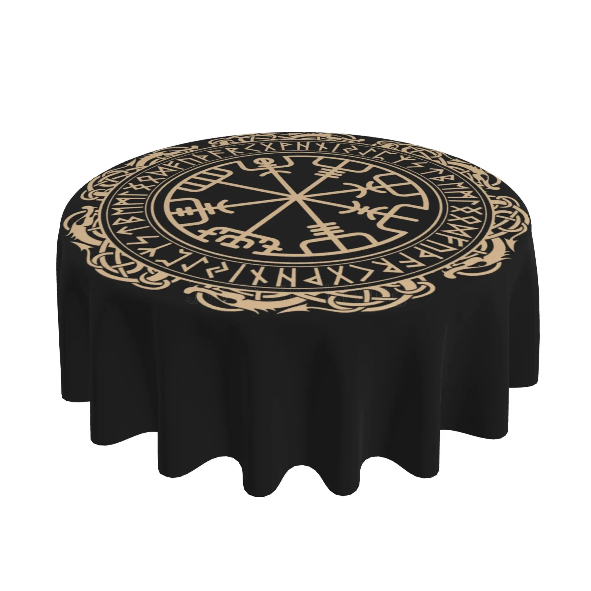 Board Game Vikings - Toalha de mesa redonda viking, símbolo