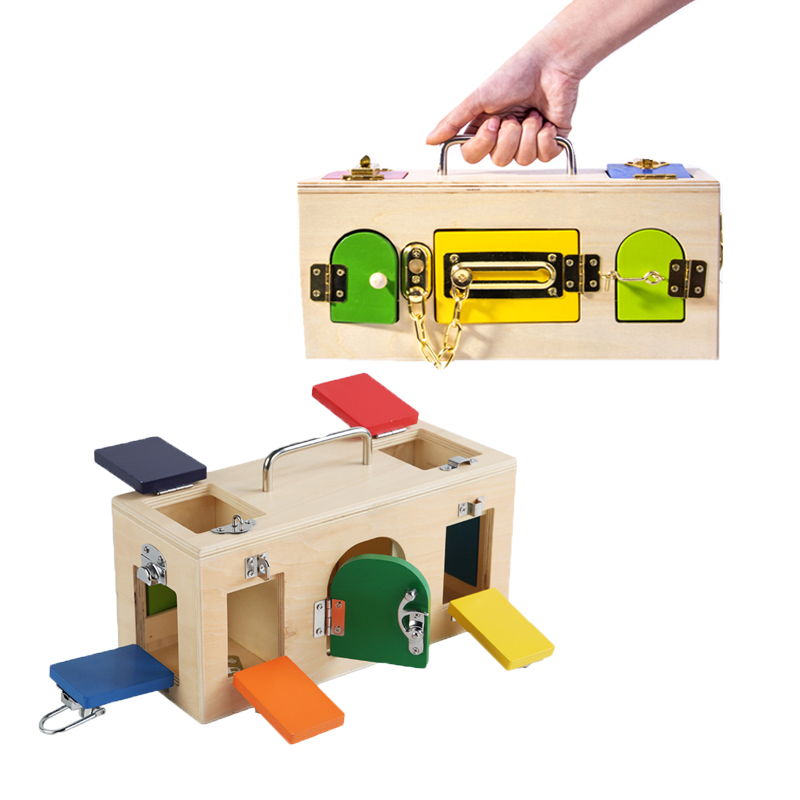 Board Game Of Life - Montessori caixa de bloqueio brinquedo atividade