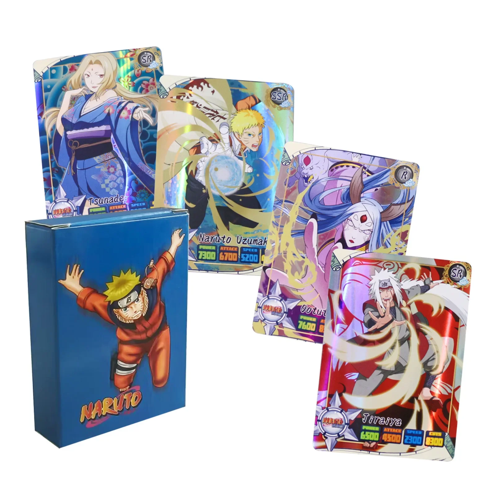 Board Game Naruto - 50 Cartas Naruto em Inglês, Caixa