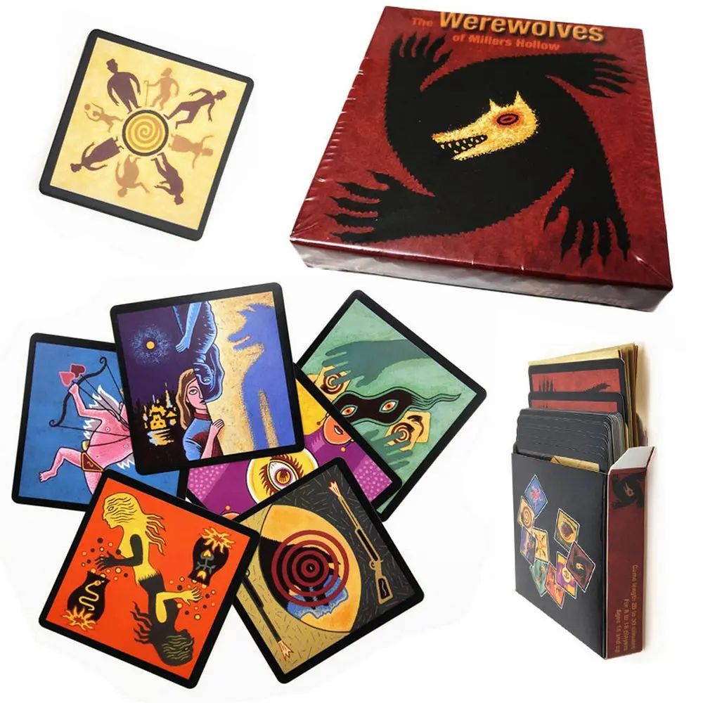 Board Game Solo - Jogo de Tabuleiro Werewolf Killing Game,