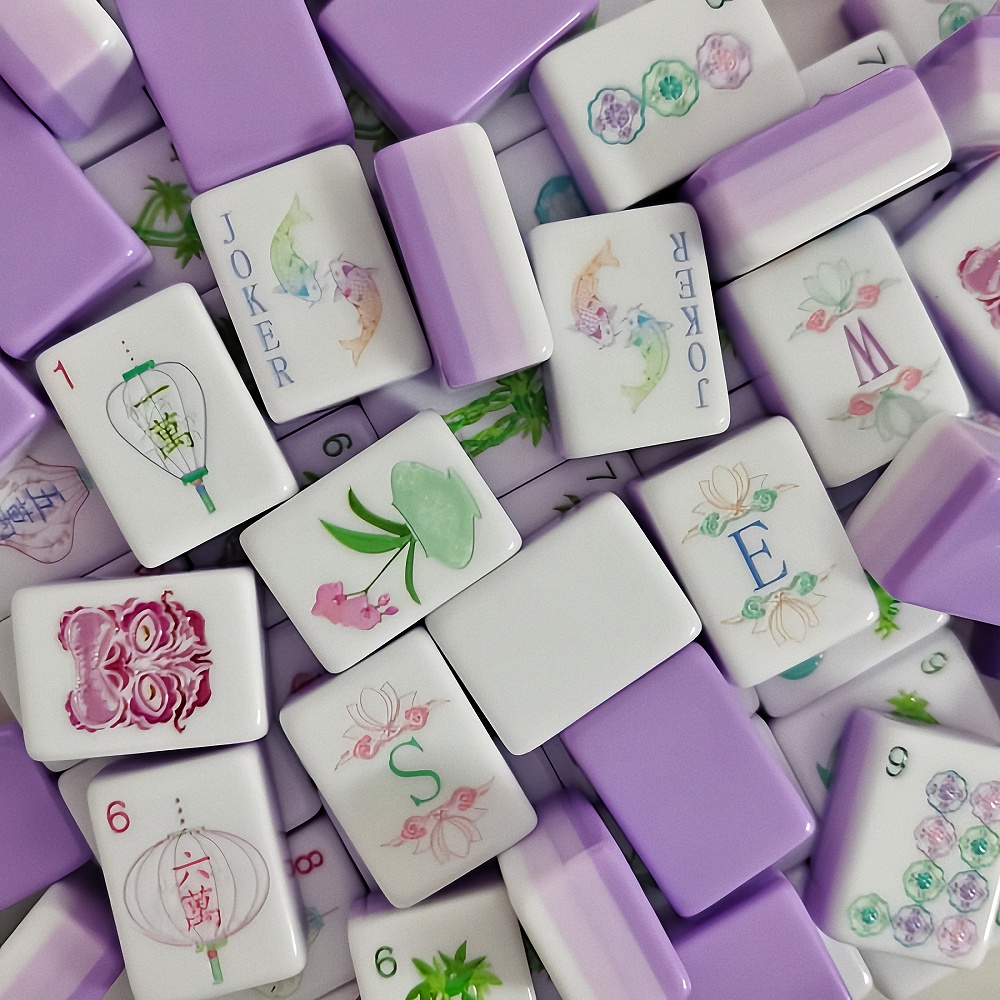 Board Game Mahjong - Conjunto de Jogo de Mahjong Americano