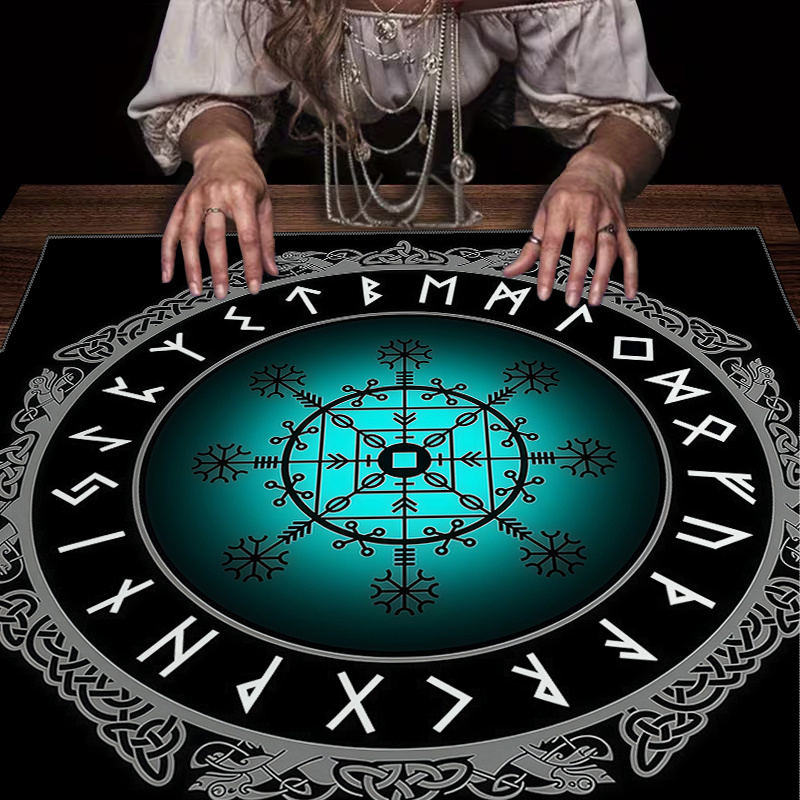 Board Game Vikings - Toalha de mesa de tarô com