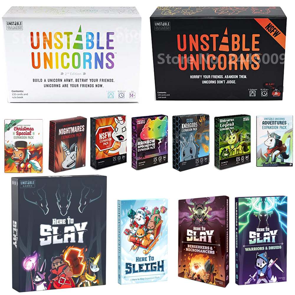 Board Game Exploding Kittens - Original Impression Bloody Unicorns Jogo de