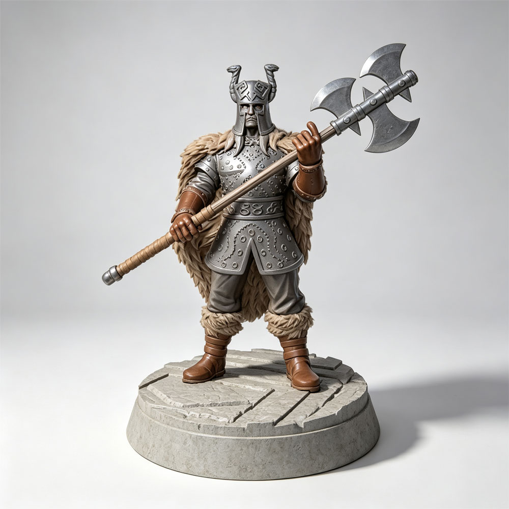 Board Game Vikings - Miniatura de guerreiro viking nórdico com