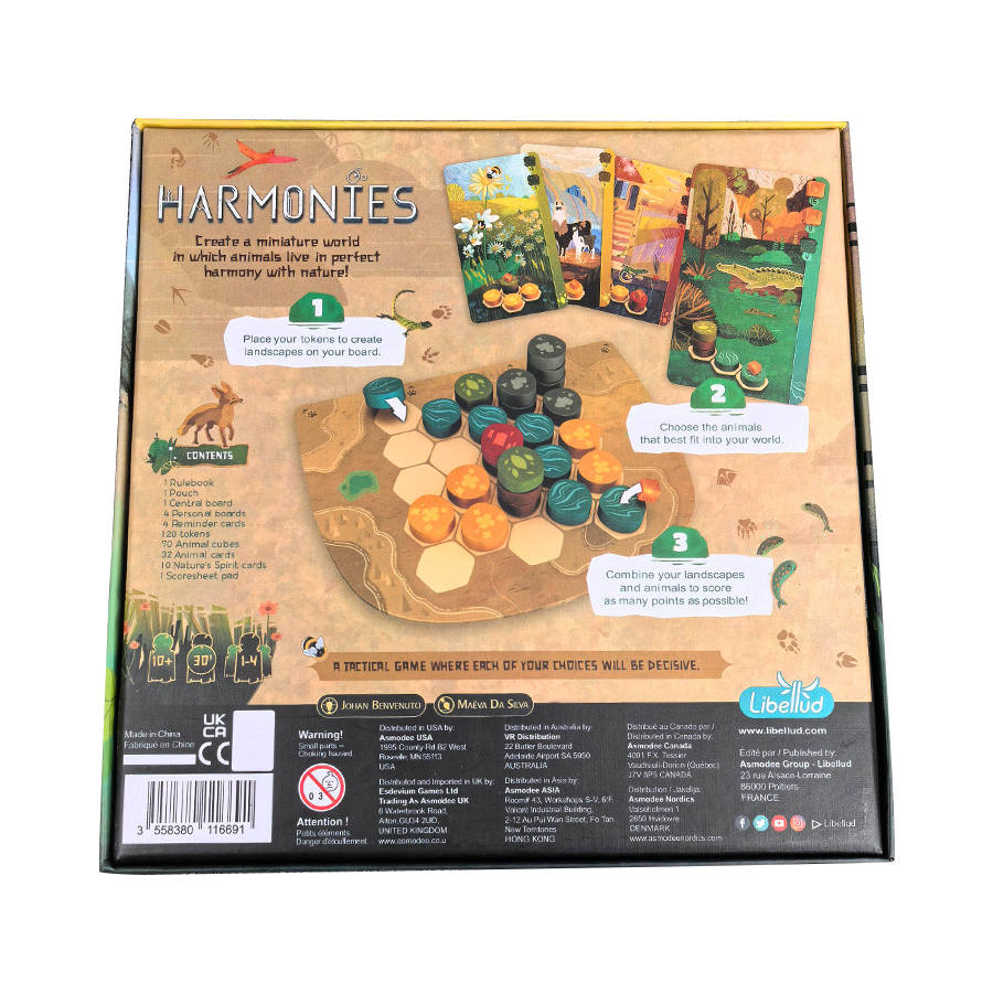 Harmonias Jogos de Tabuleiro C - Board Game Harmonies avaliação e preço