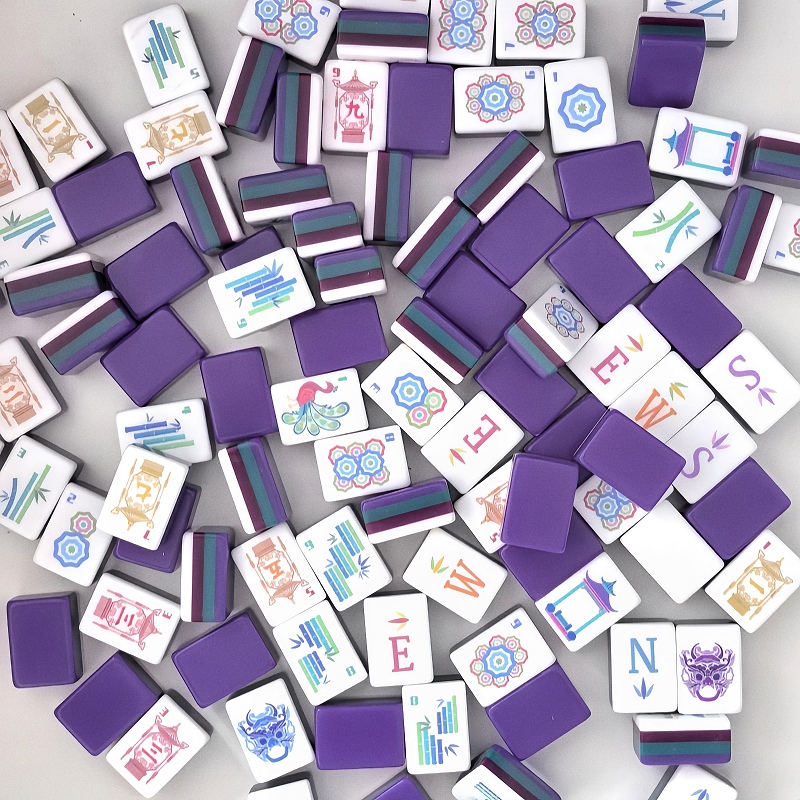 Novo Conjunto de Mahjong Acríl - Board Game Mahjong avaliação e preço