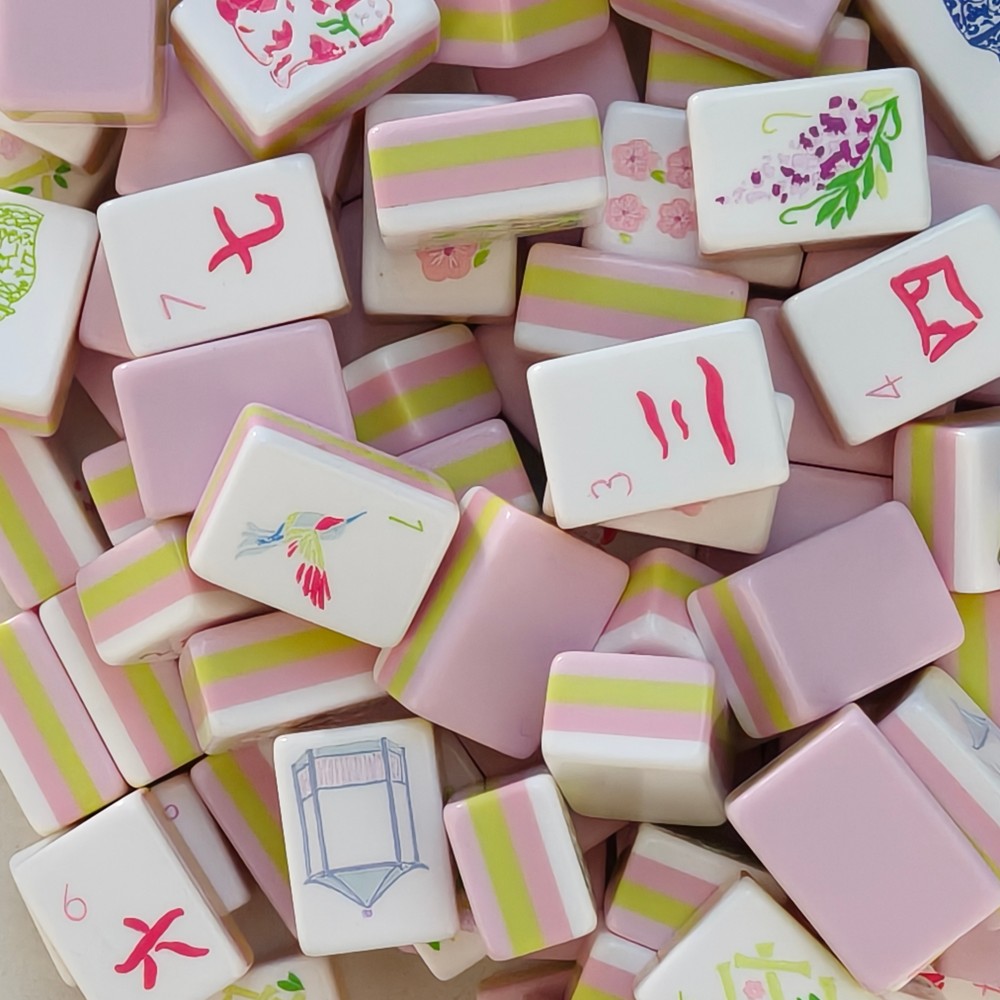 Conjunto de Mahjong Americano  - Board Game Mahjong avaliação e preço