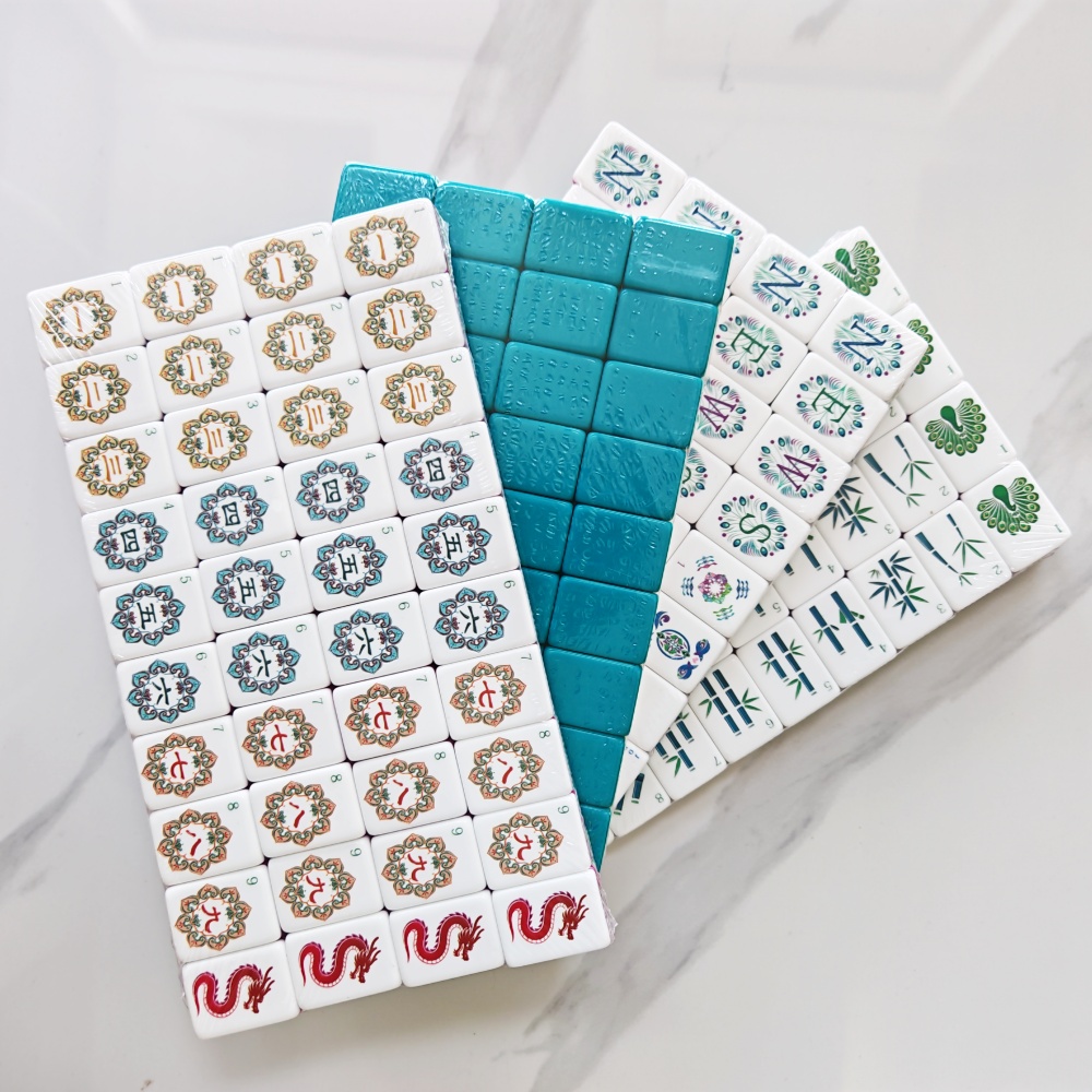 OMHJGO Conjunto de Mahjong Ame - Board Game Mahjong avaliação e preço