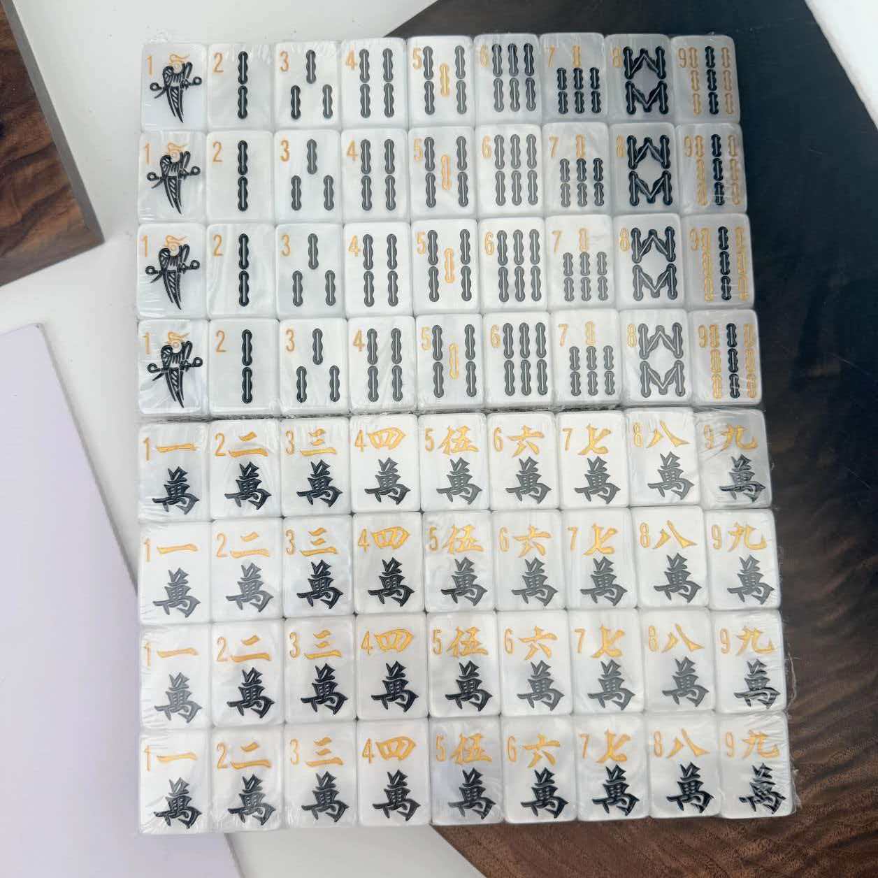 Peças de Mahjong Americanas em - Board Game Mahjong avaliação e preço