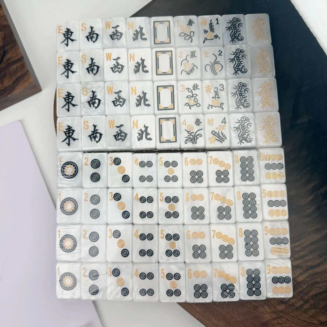 Peças de Mahjong Americanas em - Board Game Mahjong avaliação e preço