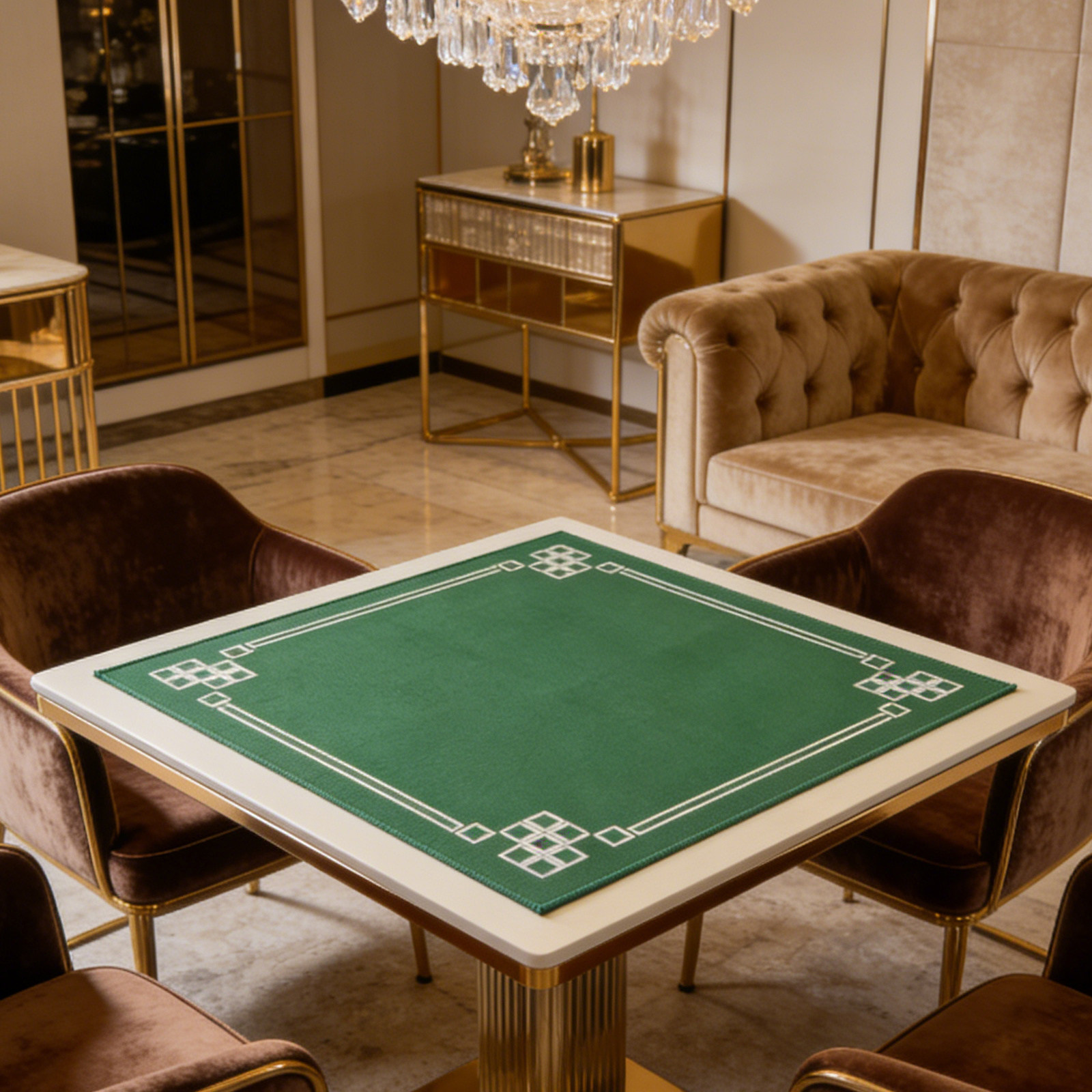 Tapete antiderrapante para mah - Board Game Mahjong avaliação e preço