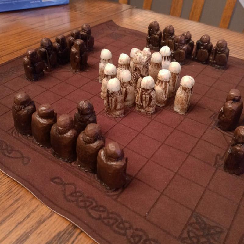 Tradicional jogo de xadrez vik - Board Game Vikings avaliação e preço