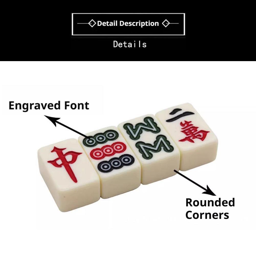 Mini Peças de Mahjong Chinês 2 - Board Game Mahjong avaliação e preço