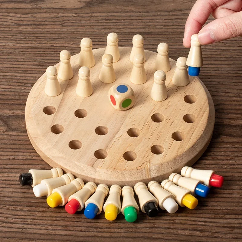 1PC Jogo de Memória de Madeira - Board Game Of Life avaliação e preço