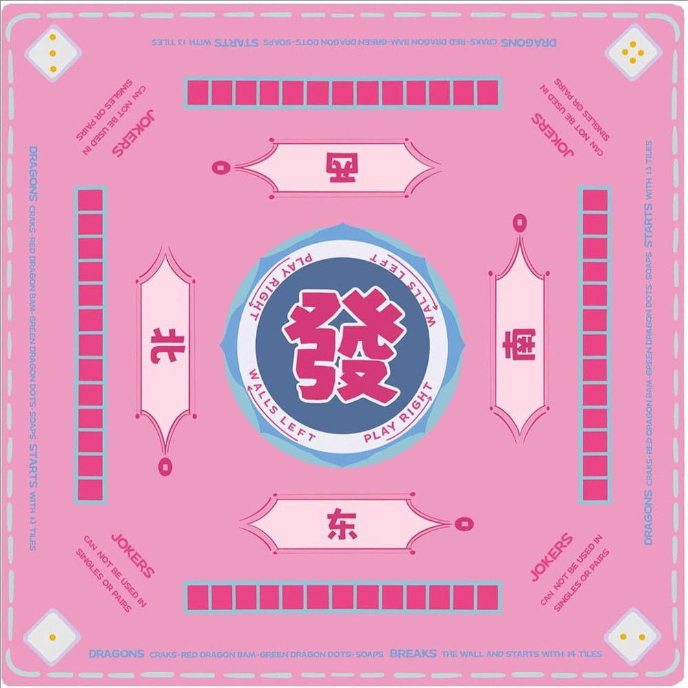 Tapete de Borracha Espessa de  - Board Game Mahjong avaliação e preço