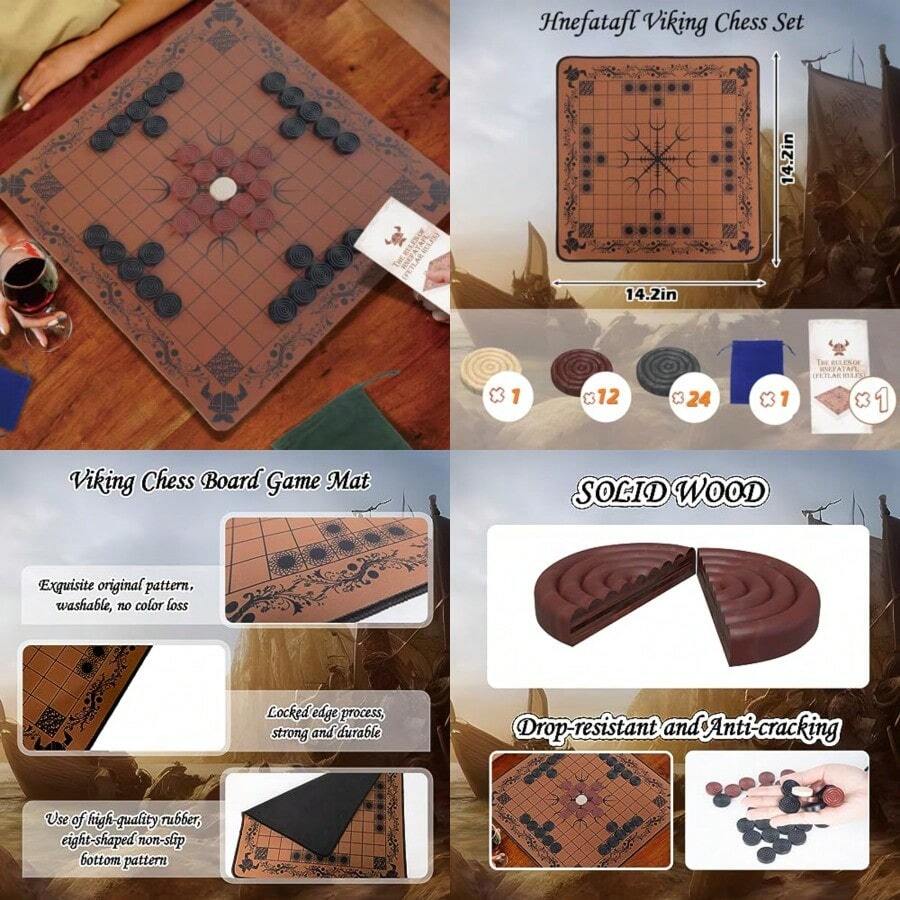 HNEFATAFL: Jogo de Tabuleiro d - Board Game Vikings avaliação e preço