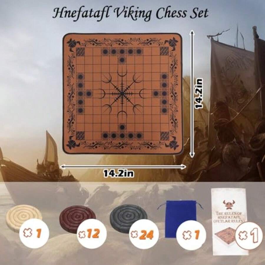 HNEFATAFL: Jogo de Tabuleiro d - Board Game Vikings avaliação e preço