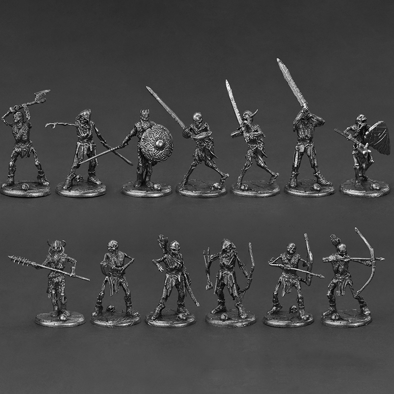 2025 Novo Boneco de Metal Guer - Board Game Vikings avaliação e preço
