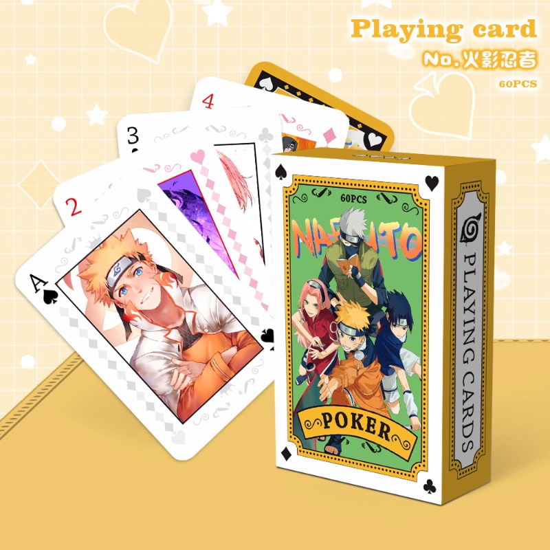 Cartas de Poker de Animação Na - Board Game Naruto avaliação e preço
