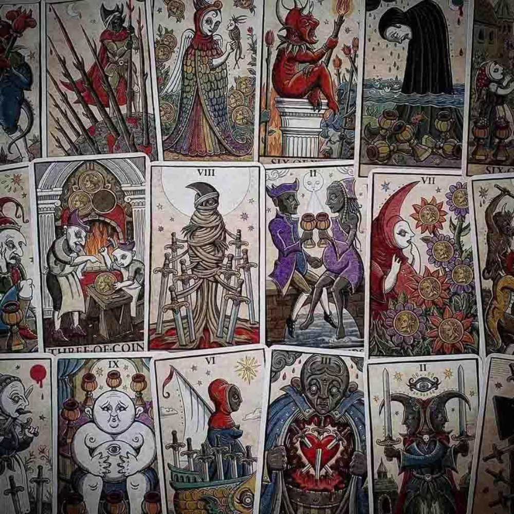 Trionfi Della Luna Tarot Ilust - Board Game Research avaliação e preço