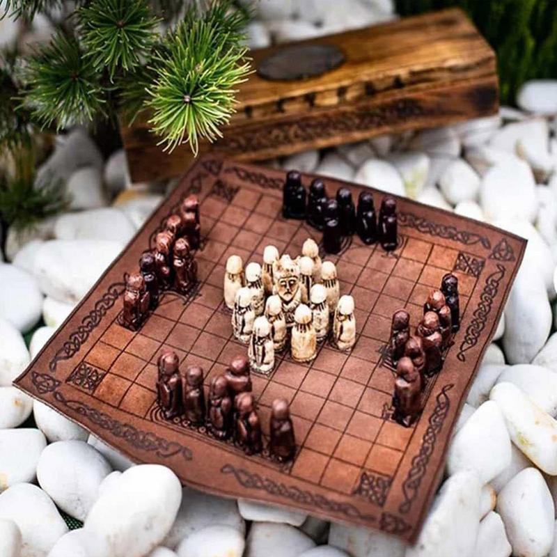Taça de Xadrez Viking Assimétr - Board Game Vikings avaliação e preço