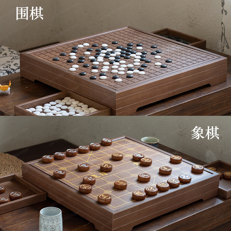 Tabuleiro de Go e Xadrez Chinê - Board Game Go avaliação e preço
