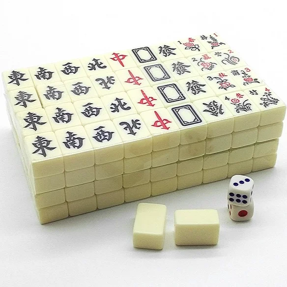 Jogo de Tabuleiro Estilo Chinê - Board Game Mahjong avaliação e preço