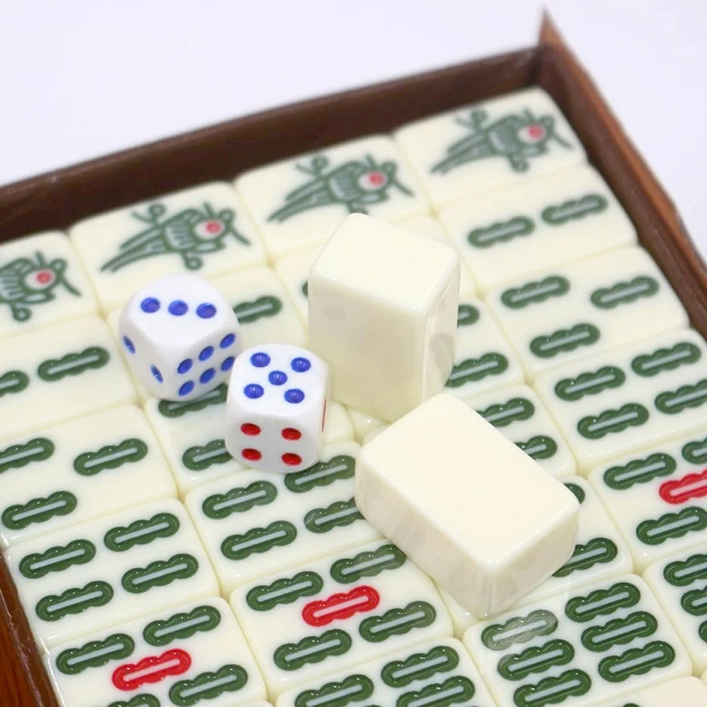 Jogo de Tabuleiro Estilo Chinê - Board Game Mahjong avaliação e preço