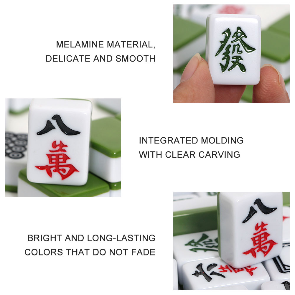 Mini mahjong chinês tradiciona - Board Game Mahjong avaliação e preço